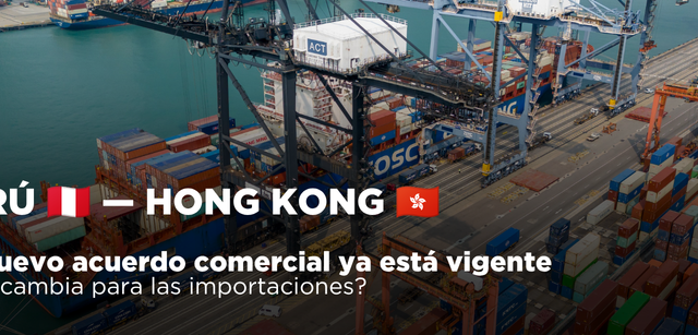 Nuevo acuerdo comercial entre Perú y Hong Kong
